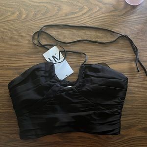NWT Black zara top